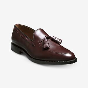 ALLEN EDMONDS Grayson 9 EEE tassel Loafers cordovan burgundy Men's shoes wide
